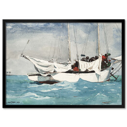Obraz klasyczny Winslow Homer Key West, Hauling Anchor. Reprodukcja