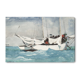Obraz na płótnie Winslow Homer Key West, Hauling Anchor. Reprodukcja