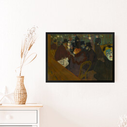 Obraz w ramie Henri de Toulouse-Lautrec "W Moulin Rouge" - reprodukcja