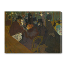 Obraz na płótnie Henri de Toulouse-Lautrec "W Moulin Rouge" - reprodukcja