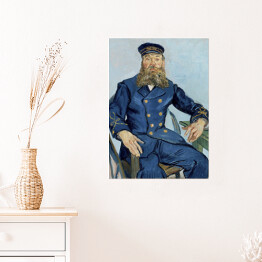 Plakat samoprzylepny Vincent van Gogh Portret listonosza Józefa Roulina. Reprodukcja