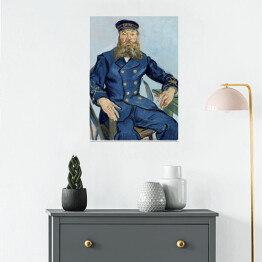 Plakat Vincent van Gogh Portret listonosza Józefa Roulina. Reprodukcja
