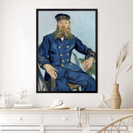 Obraz w ramie Vincent van Gogh Portret listonosza Józefa Roulina. Reprodukcja