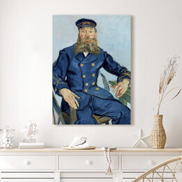 Obraz na płótnie Vincent van Gogh Portret listonosza Józefa Roulina. Reprodukcja