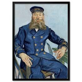 Plakat w ramie Vincent van Gogh Portret listonosza Józefa Roulina. Reprodukcja