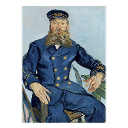 Plakat samoprzylepny Vincent van Gogh Portret listonosza Józefa Roulina. Reprodukcja