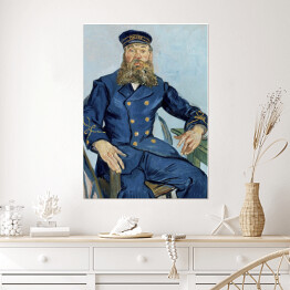 Plakat Vincent van Gogh Portret listonosza Józefa Roulina. Reprodukcja