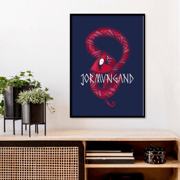 Plakat w ramie Jormungand - mitologia nordycka