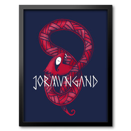 Obraz w ramie Jormungand - mitologia nordycka