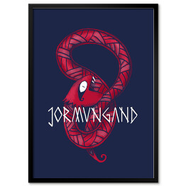 Plakat w ramie Jormungand - mitologia nordycka