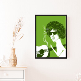 Obraz w ramie Znani muzycy - Bob Dylan