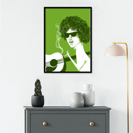 Plakat w ramie Znani muzycy - Bob Dylan