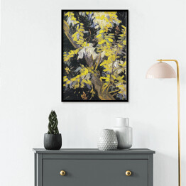 Plakat w ramie Vincent van Gogh Kwitnące gałęzie akacji. Reprodukcja