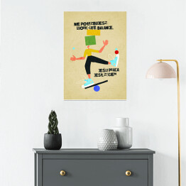 Plakat Kopo memy Work - life balance