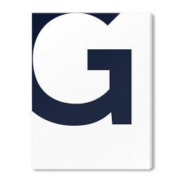 Obraz na płótnie Litera G - alfabet