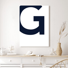 Obraz na płótnie Litera G - alfabet