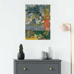 Plakat samoprzylepny Paul Gauguin "Orana Maria/Hail Mary" - reprodukcja