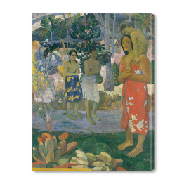 Obraz na płótnie Paul Gauguin "Orana Maria/Hail Mary" - reprodukcja