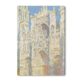 Obraz na płótnie Claude Monet "Katedra w Rouen w słońcu" - reprodukcja
