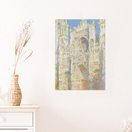 Plakat Claude Monet "Katedra w Rouen w słońcu" - reprodukcja
