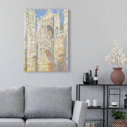 Obraz na płótnie Claude Monet "Katedra w Rouen w słońcu" - reprodukcja