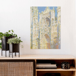Plakat Claude Monet "Katedra w Rouen w słońcu" - reprodukcja