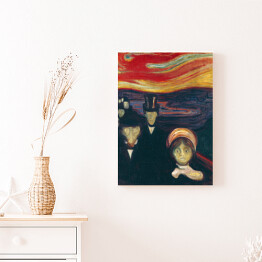 Obraz na płótnie Edvard Munch "Niepokój" - reprodukcja