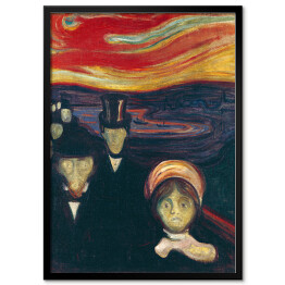 Plakat w ramie Edvard Munch "Niepokój" - reprodukcja