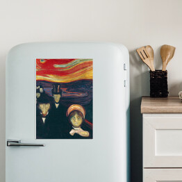 Magnes dekoracyjny Edvard Munch "Niepokój" - reprodukcja