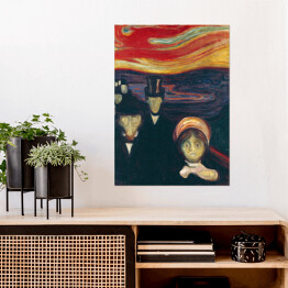 Plakat Edvard Munch "Niepokój" - reprodukcja