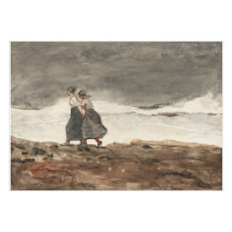 Plakat Winslow Homer. Niebezpieczeństwo. Reprodukcja