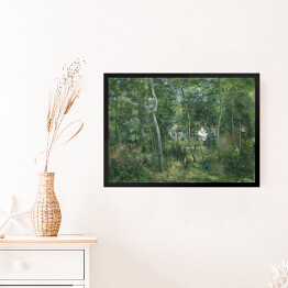 Obraz w ramie Camille Pissarro Skraj lasu w pobliżu L'Hermitage, Pontoise. Reprodukcja