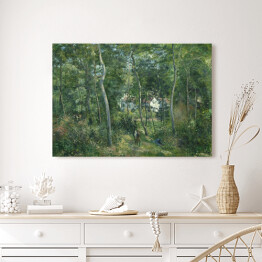 Obraz na płótnie Camille Pissarro Skraj lasu w pobliżu L'Hermitage, Pontoise. Reprodukcja