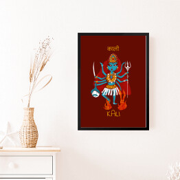 Obraz w ramie Kali - mitologia hinduska