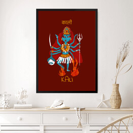 Obraz w ramie Kali - mitologia hinduska