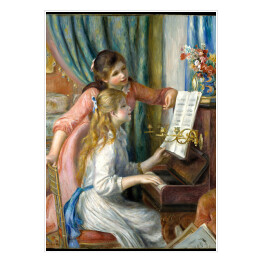 Plakat Auguste Renoir Dwie młode dziewczyny przy fortepianie Reprodukcja