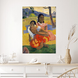 Plakat samoprzylepny Paul Gauguin Na Fe Faaipopio. Kiedy mnie poślubisz. Reprodukcja