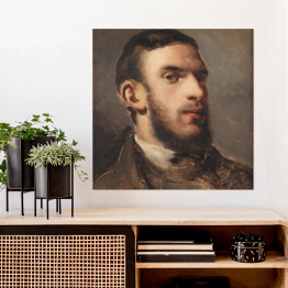 Plakat samoprzylepny Camille Pissarro. Autoportret. Reprodukcja