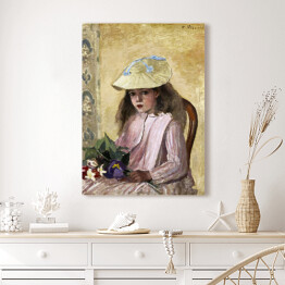 Obraz na płótnie Camille Pissarro Portret córki artysty. Reprodukcja