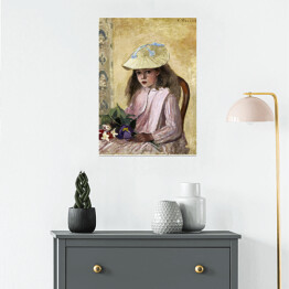 Plakat Camille Pissarro Portret córki artysty. Reprodukcja