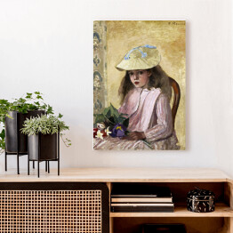 Obraz na płótnie Camille Pissarro Portret córki artysty. Reprodukcja