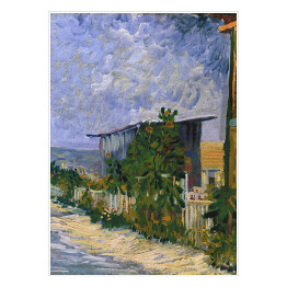 Plakat samoprzylepny Vincent van Gogh Schronisko na Montmartre. Reprodukcja