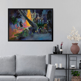 Obraz w ramie Paul Gauguin "Upa Upa (Taniec Ognia)" - reprodukcja