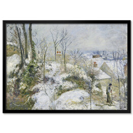 Plakat w ramie Camille Pissarro Królicza Nora w Pontoise. Reprodukcja