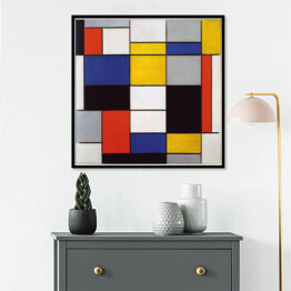 Plakat w ramie Piet Mondrian Composition A Reprodukcja