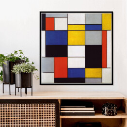 Plakat w ramie Piet Mondrian Composition A Reprodukcja