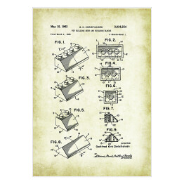 Plakat samoprzylepny G. K. Christiansen - patenty na rycinach vintage - 3