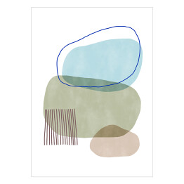 Plakat samoprzylepny Plaża - abstrakcja