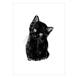 Plakat samoprzylepny Uroczy mały kociak