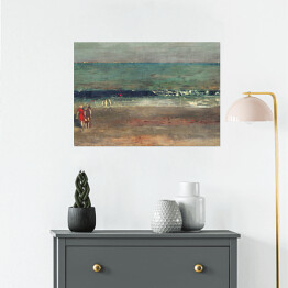 Plakat Winslow Homer Plaża, późne popołudnie Reprodukcja